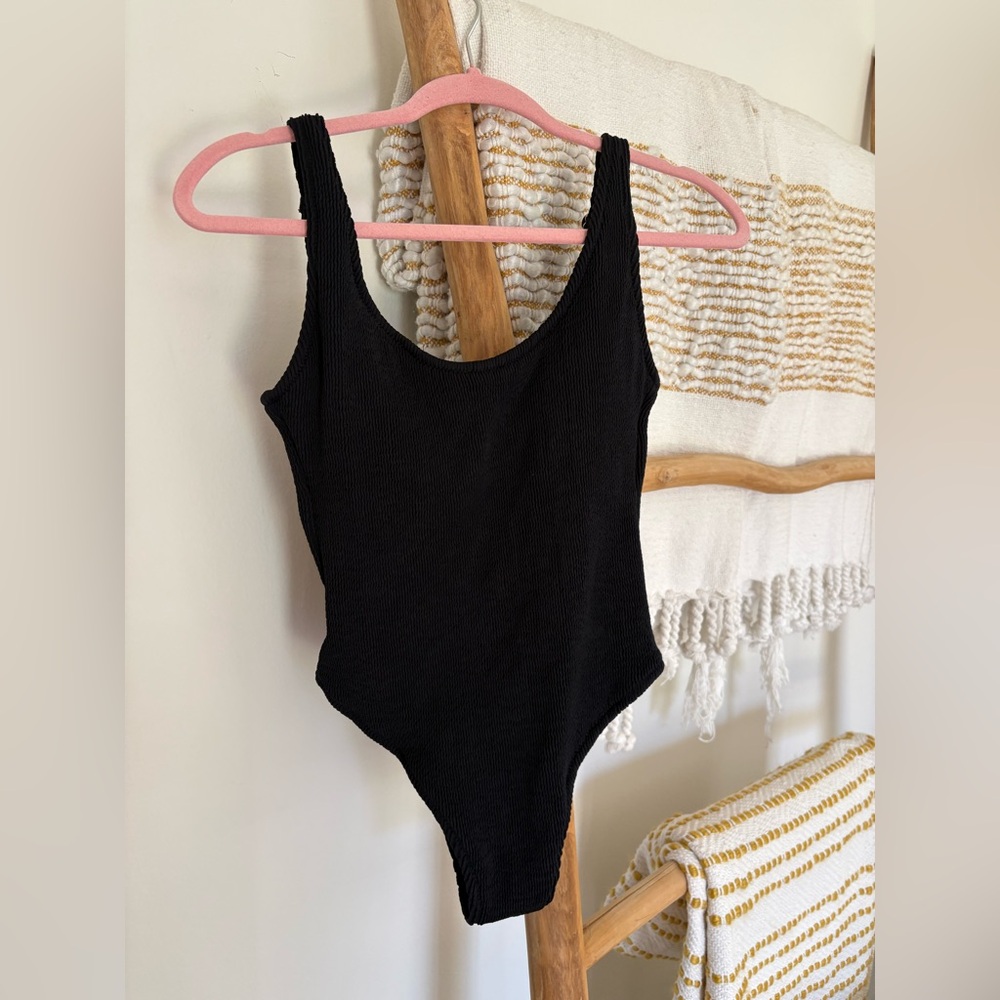 Princess Polly Scoop Back Ribbed One Piece Suit